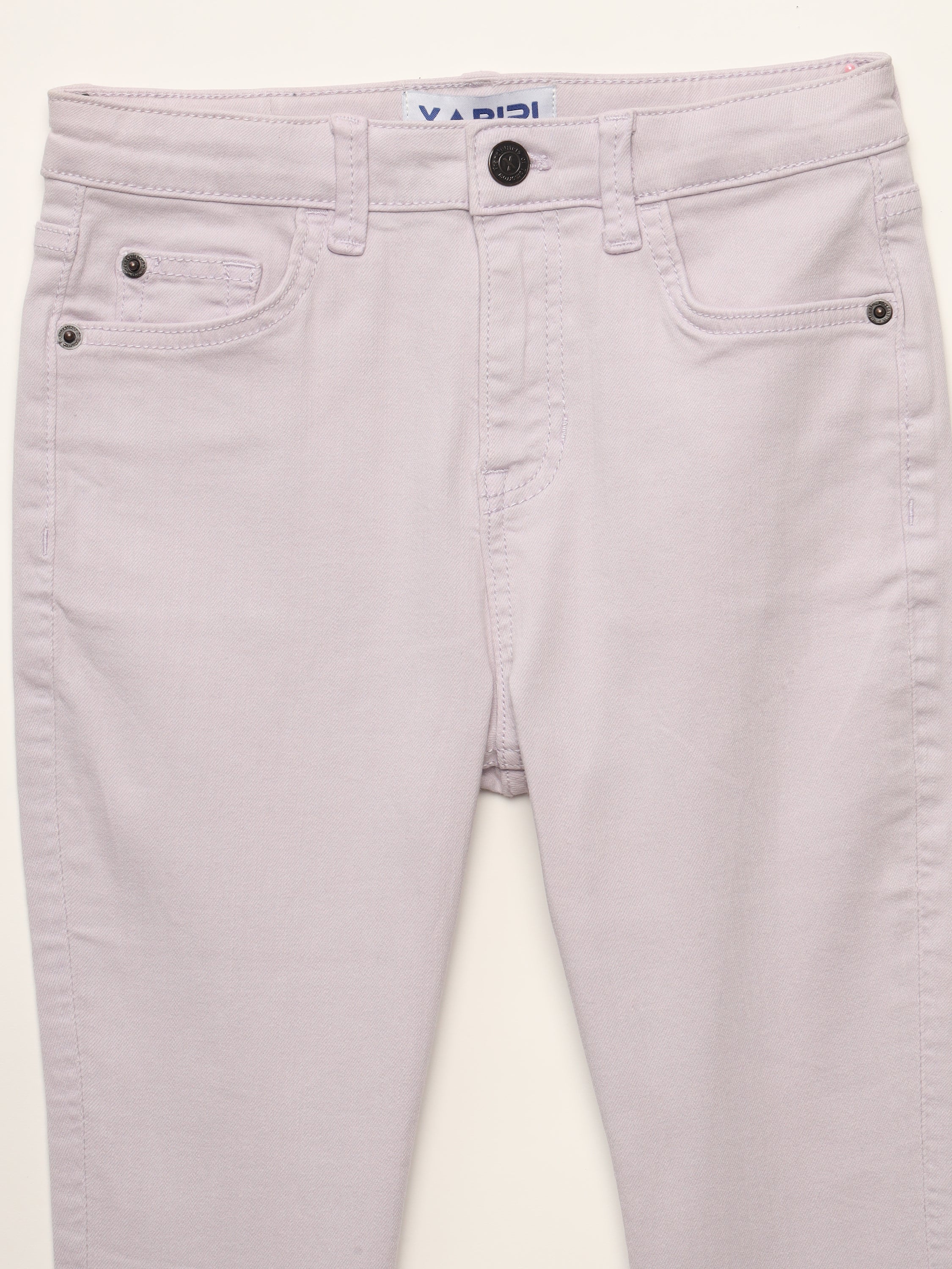 GIRLS PINK STRETCH SLIM FIT SUMMER JEANS