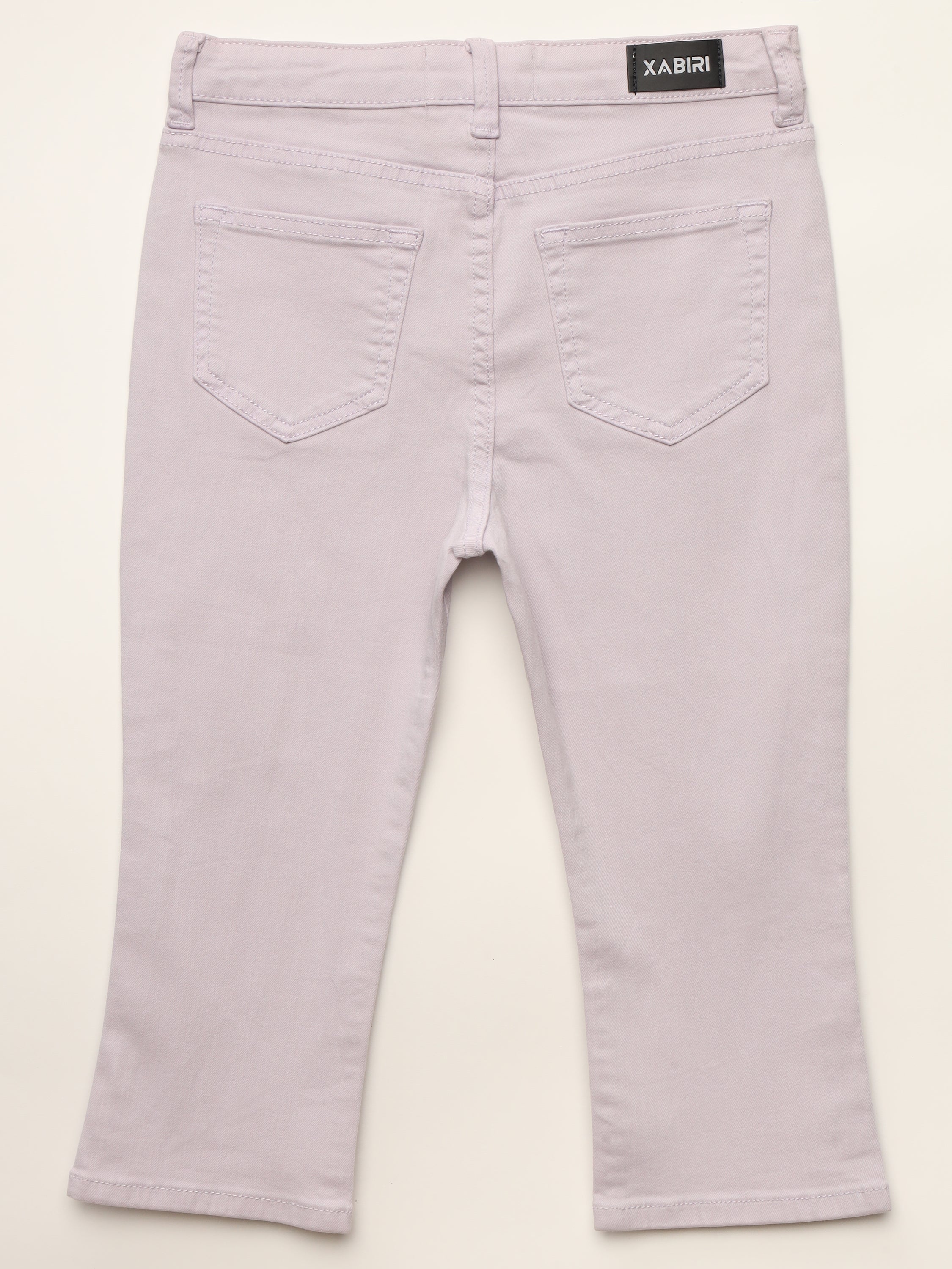 GIRLS PINK STRETCH SLIM FIT SUMMER JEANS